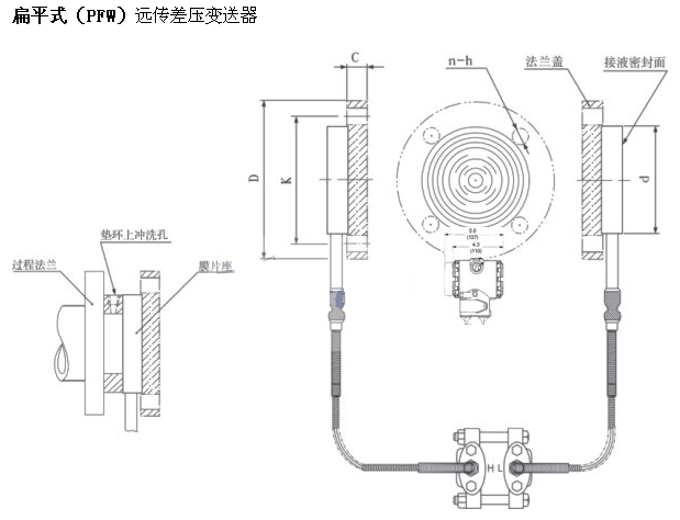 扁平式(PFW)遠(yuǎn)傳差壓變送器